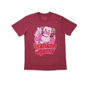 New Kaws X Monsters Franken Berry Pink Red T-shirt Size M‎